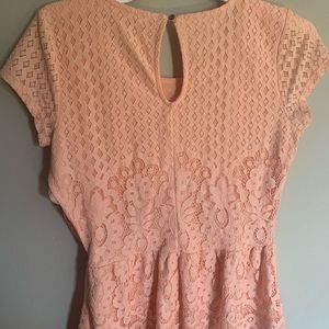 Maurices peplum lace top